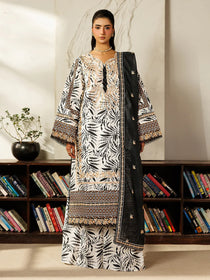 L-08 | 3 PC Lawn | Leila Lawn '26 | Mahnur