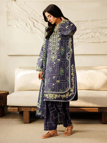 L-09 | 3 PC Lawn | Leila Lawn '26 | Mahnur
