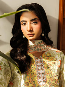 L-11 | 3 PC Lawn | Leila Lawn '26 | Mahnur