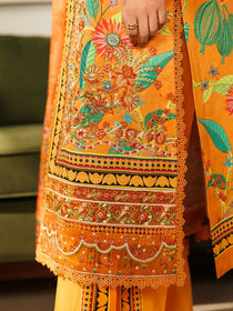 L-13 | 3 PC Lawn | Leila Lawn '26 | Mahnur