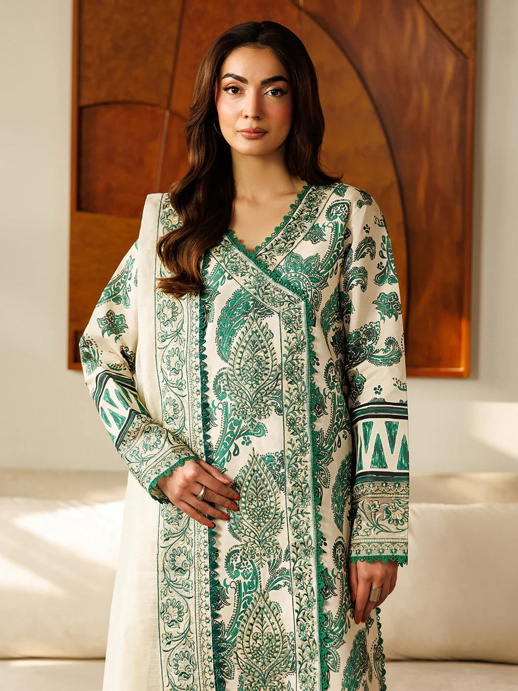 L-14 | 3 PC Lawn | Leila Lawn '26 | Mahnur