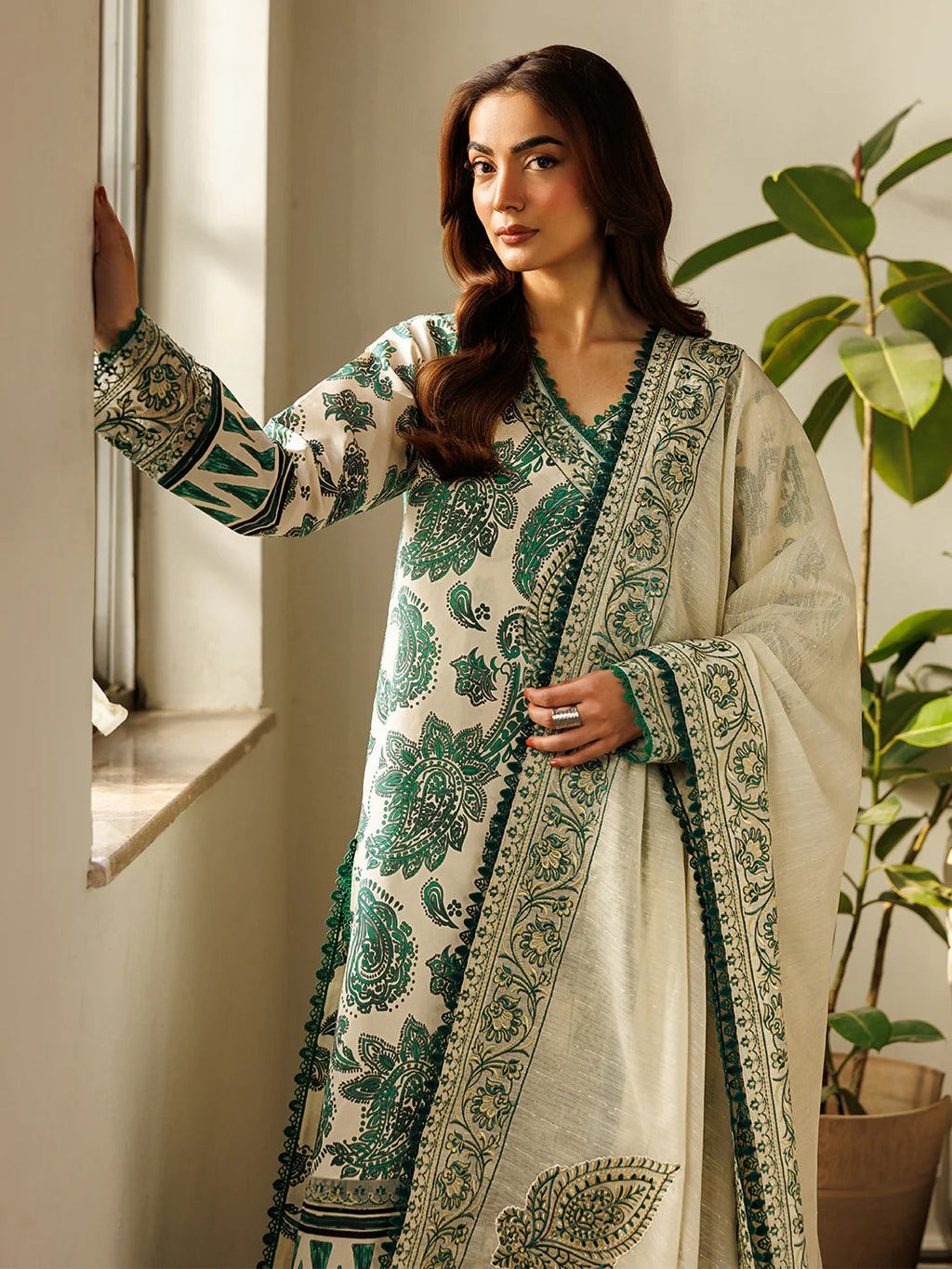 L-14 | 3 PC Lawn | Leila Lawn '26 | Mahnur