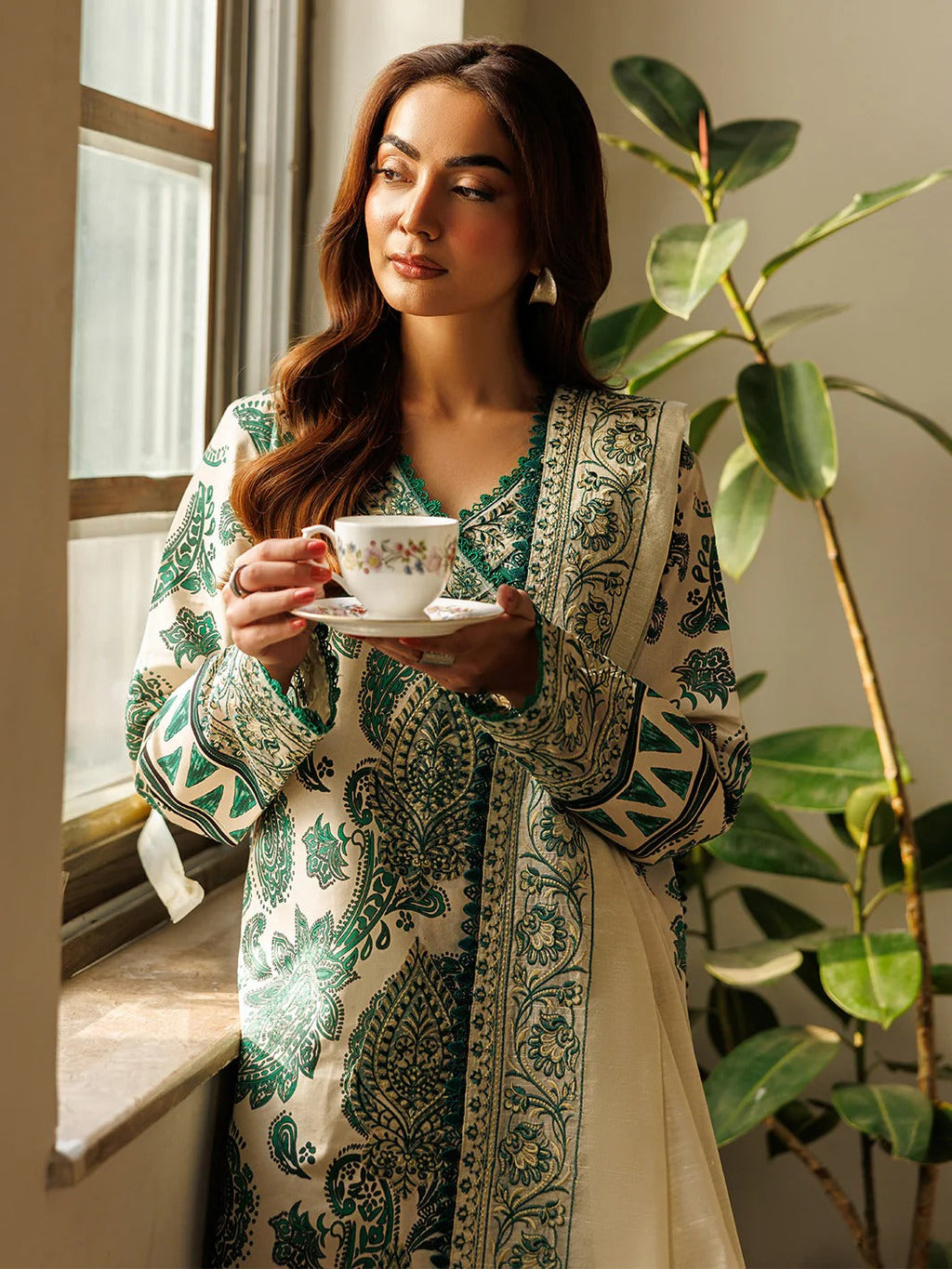 L-14 | 3 PC Lawn | Leila Lawn '26 | Mahnur