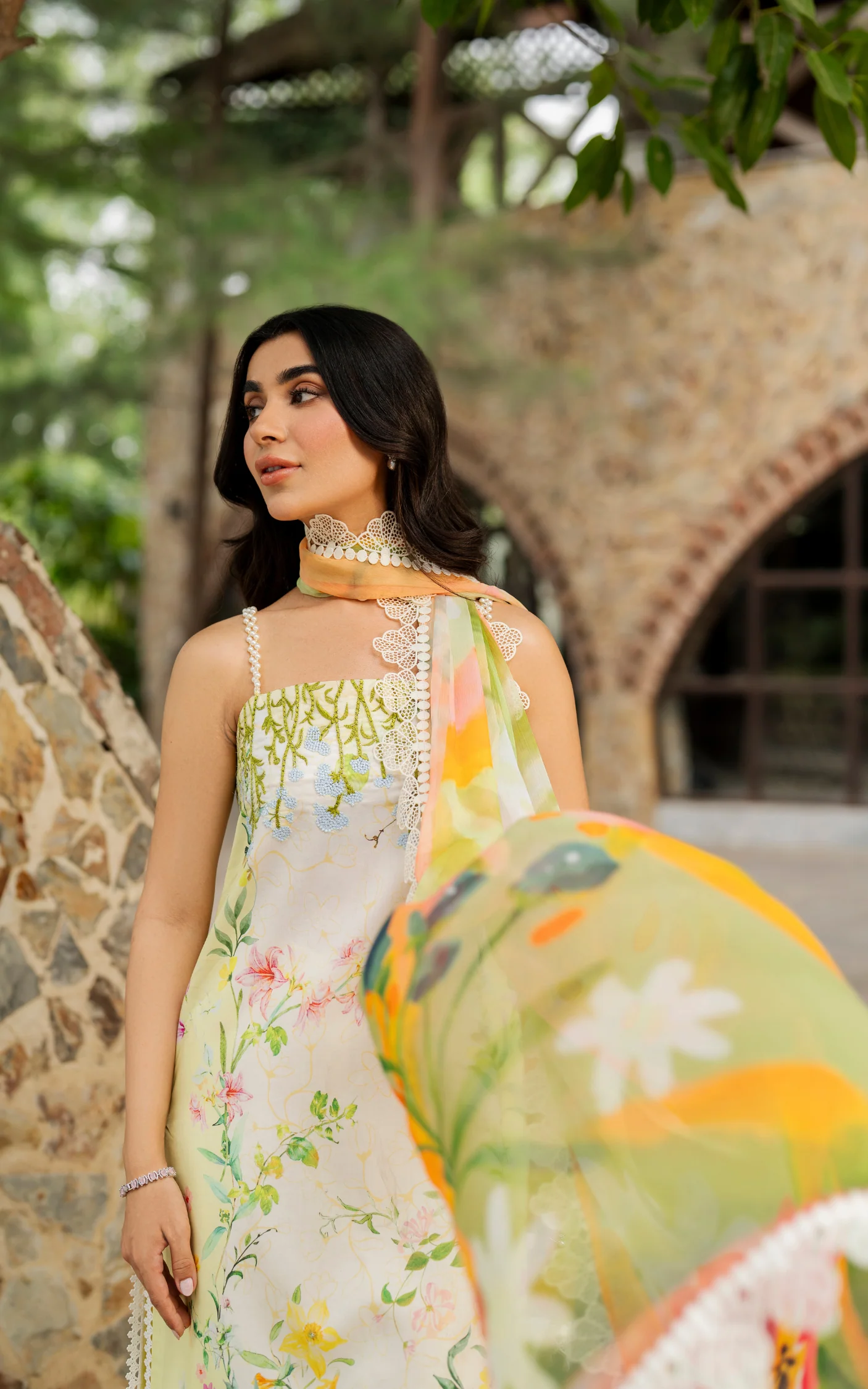 Orchid MSSL-01 | 3pcs Embroidered Unstitched Summer