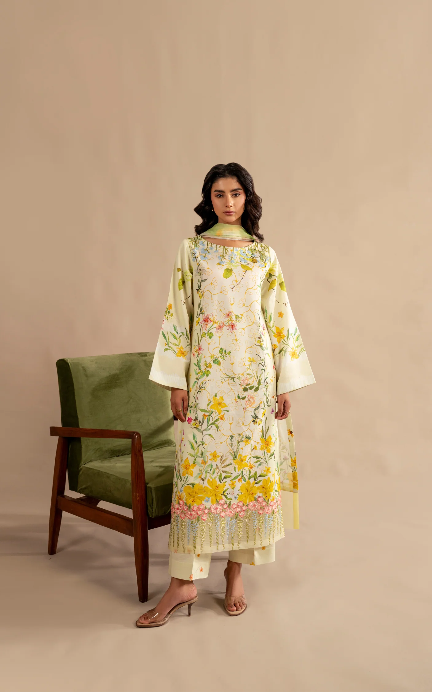 Orchid MSSL-01 | 3pcs Embroidered Unstitched Summer Main image