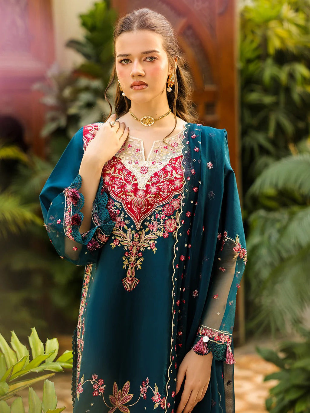 SH-08 | 3 PC Lawn | Shanaya Lawn Vol.2 | Mahnur