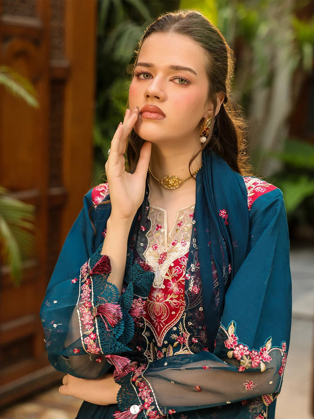 SH-08 | 3 PC Lawn | Shanaya Lawn Vol.2 | Mahnur