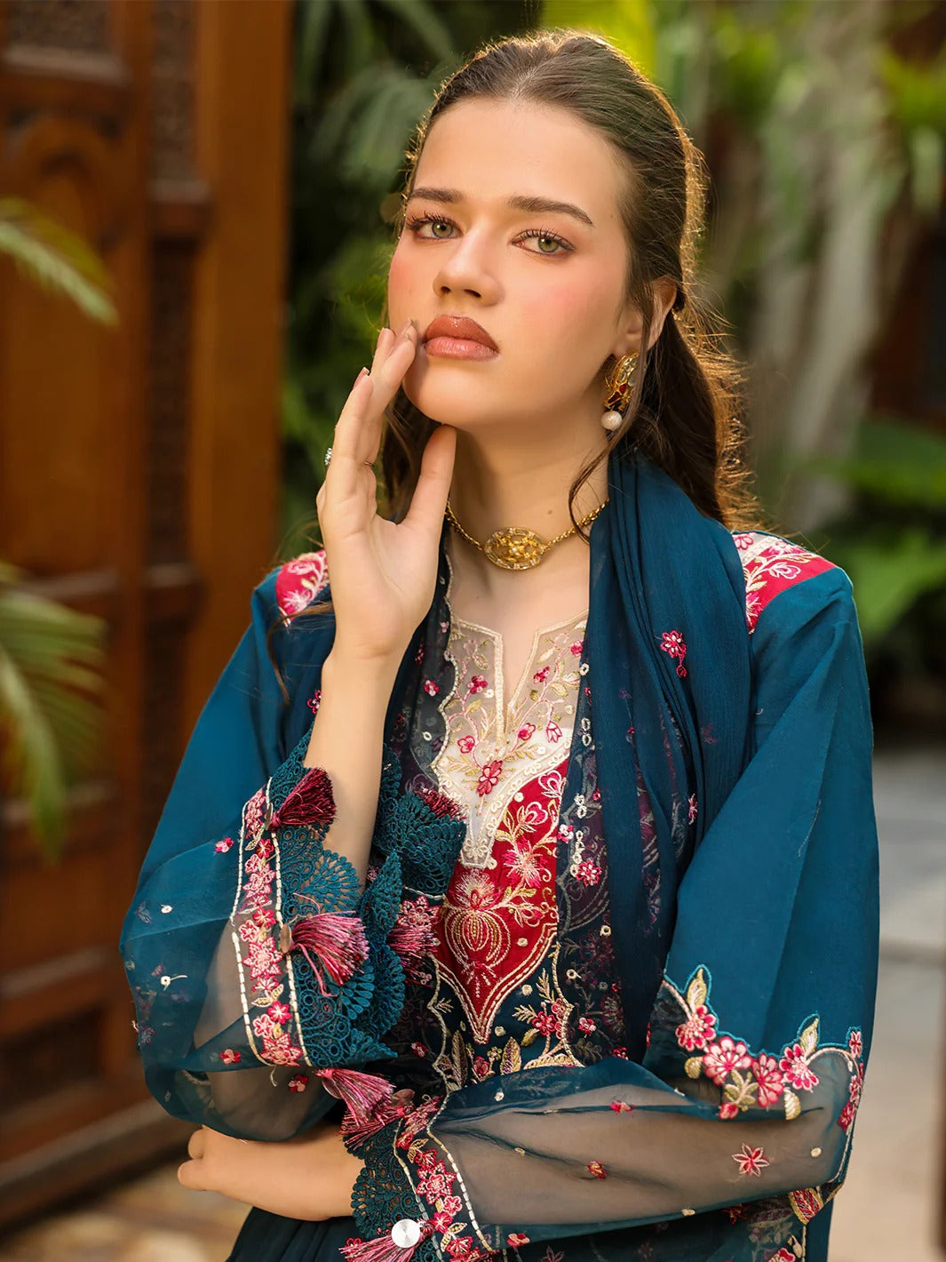 SH-08 | 3 PC Lawn | Shanaya Lawn Vol.2 | Mahnur