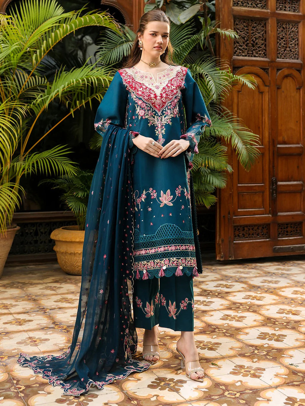 SH-08 | 3 PC Lawn | Shanaya Lawn Vol.2 | Mahnur
