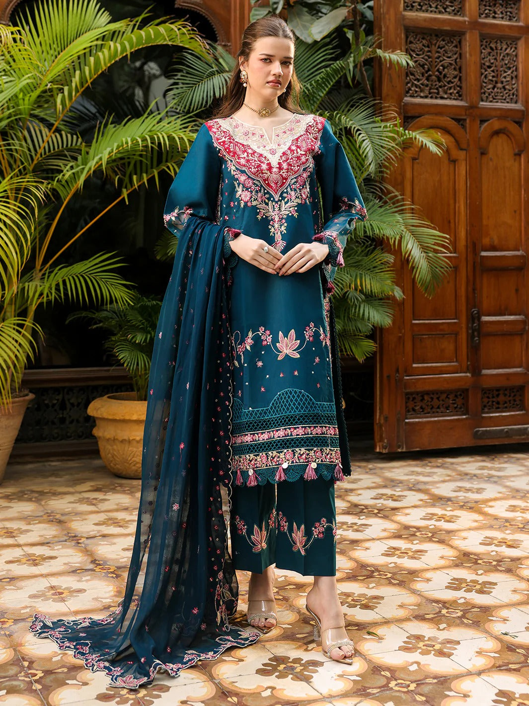SH-08 | 3 PC Lawn | Shanaya Lawn Vol.2 | Mahnur