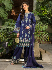 SH-10 | 3 PC Lawn | Shanaya Lawn Vol.2 | Mahnur