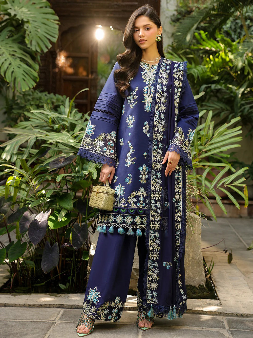 SH-10 | 3 PC Lawn | Shanaya Lawn Vol.2 | Mahnur