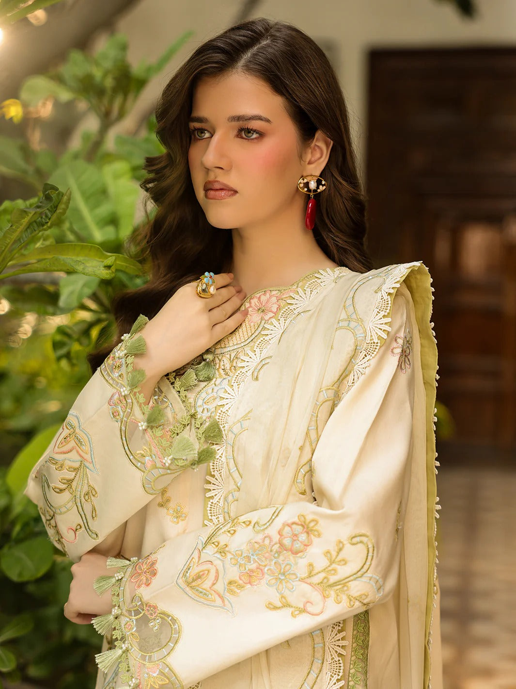 SH-11 | 3 PC Lawn | Shanaya Lawn Vol.2 | Mahnur Secondary image