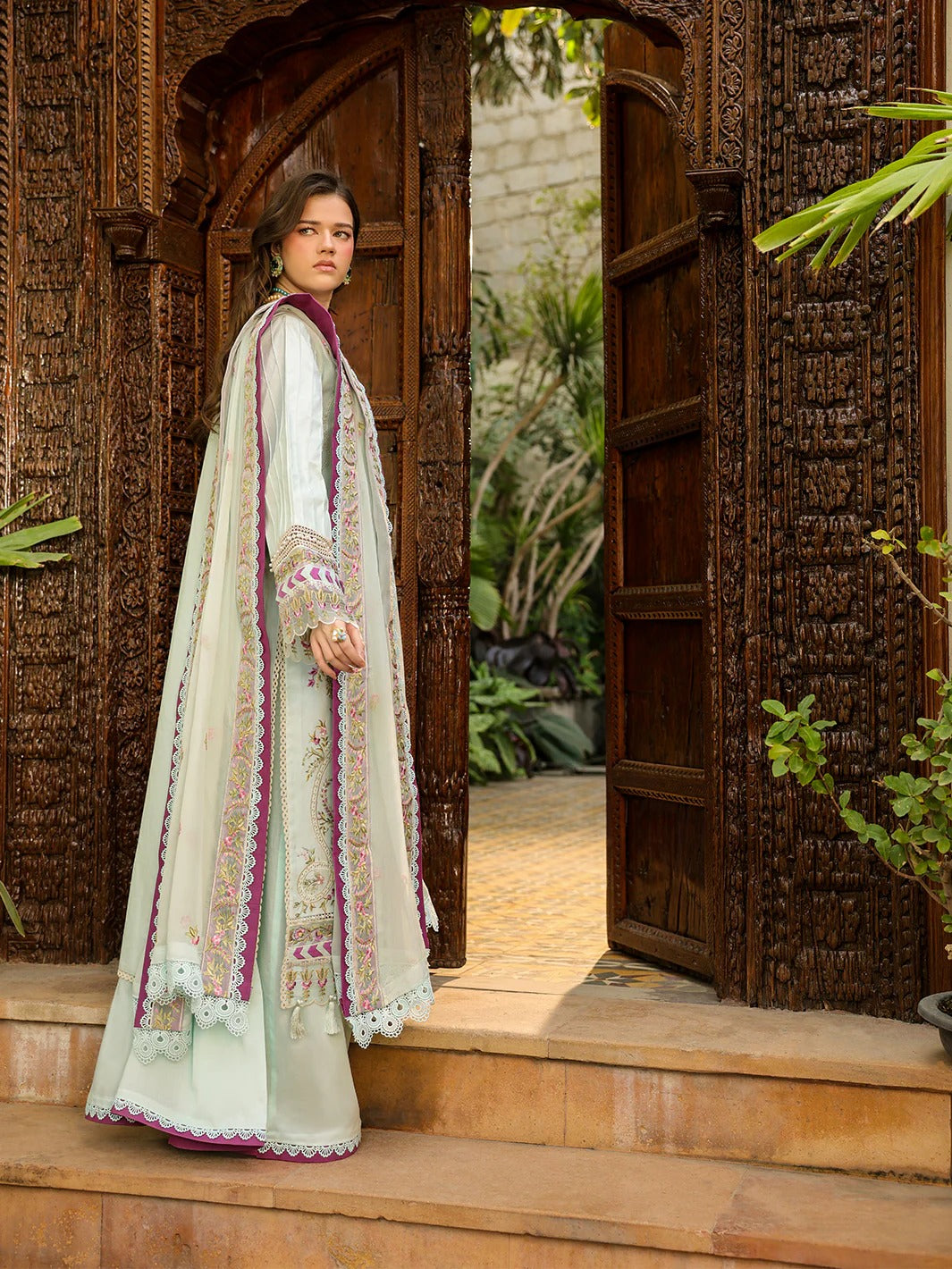 SH-12 | 3 PC Lawn | Shanaya Lawn Vol.2 | Mahnur