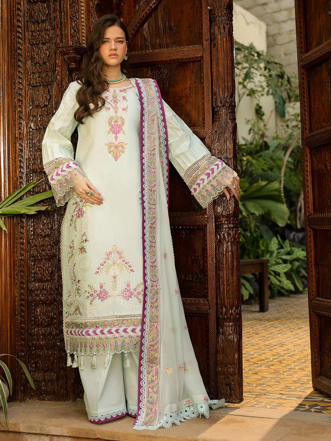SH-12 | 3 PC Lawn | Shanaya Lawn Vol.2 | Mahnur