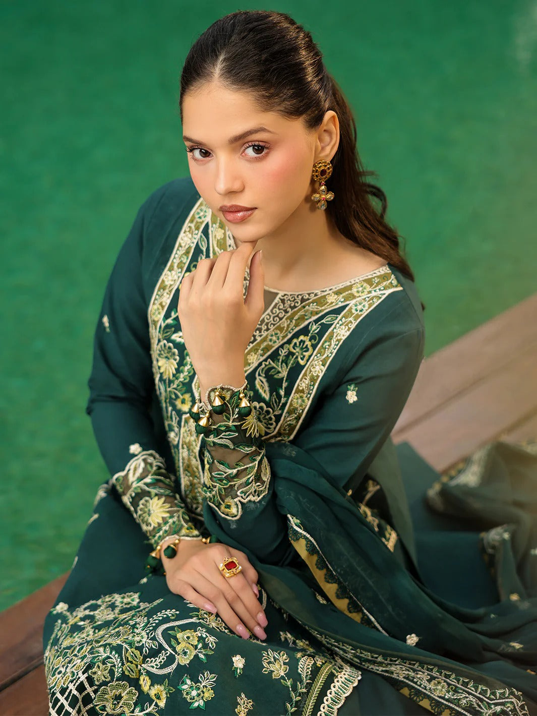 SH-13 | 3 PC Lawn | Shanaya Lawn Vol.2 | Mahnur