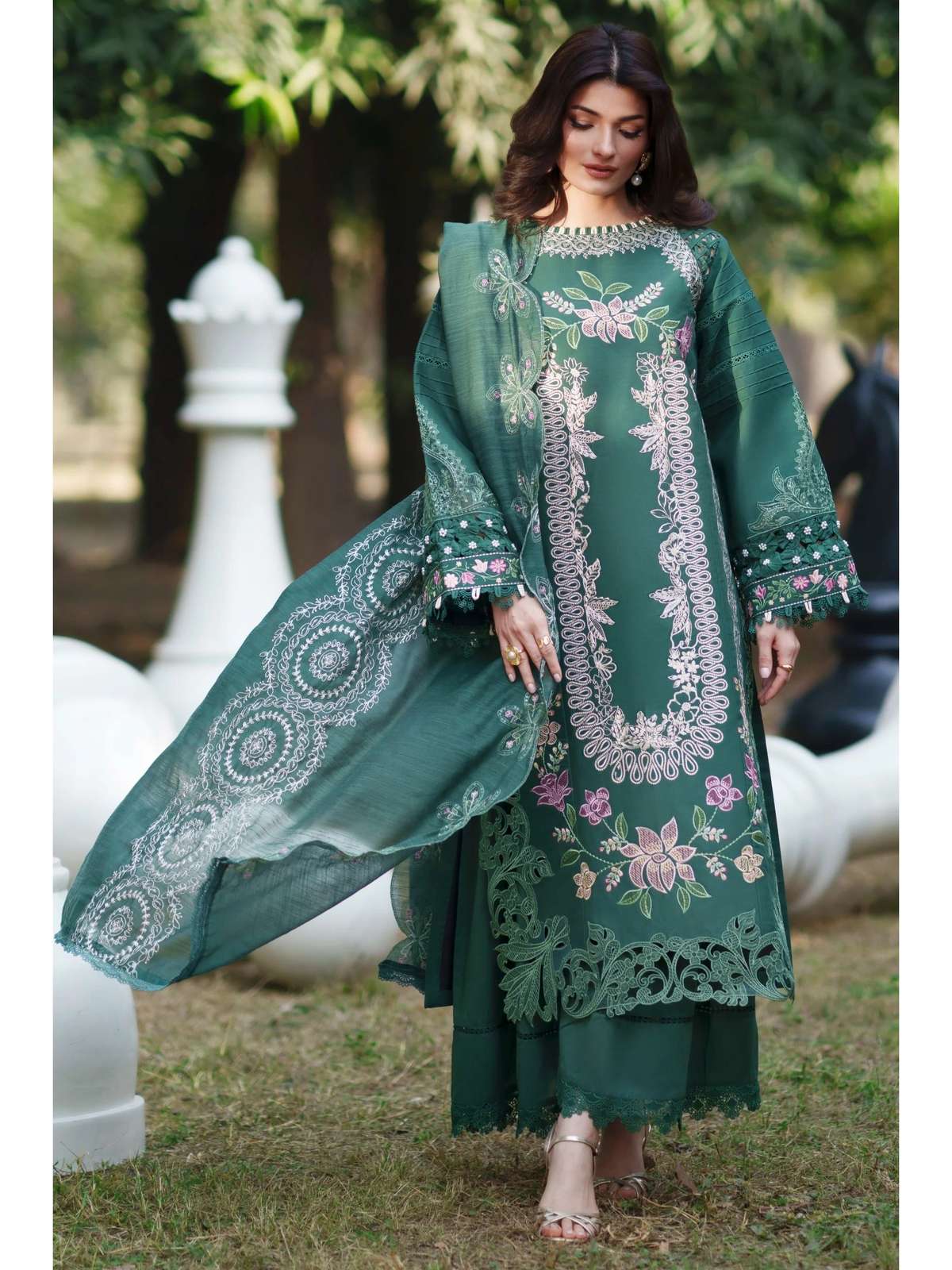 SQ-15 | 3 PC LAWN | Summer Queen 2026 | Parishay