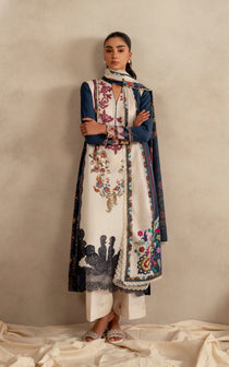 Saffron Soul MSSL-10 | 3pcs Embroidered Unstitched Summer