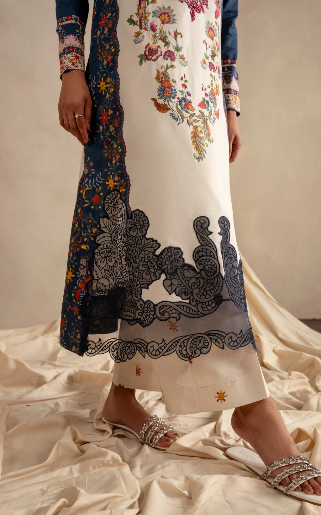 Saffron Soul MSSL-10 | 3pcs Embroidered Unstitched Summer