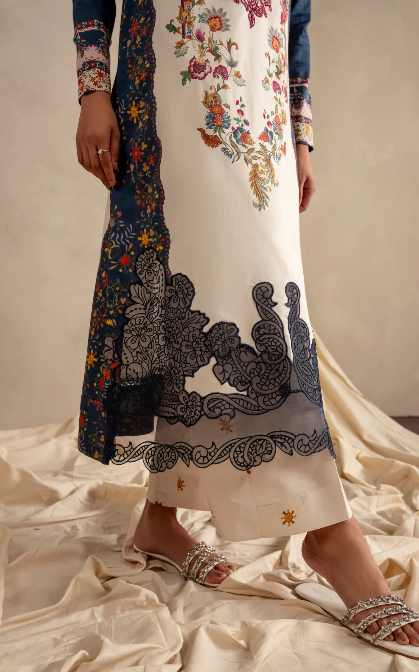 Saffron Soul MSSL-10 | 3pcs Embroidered Unstitched Summer