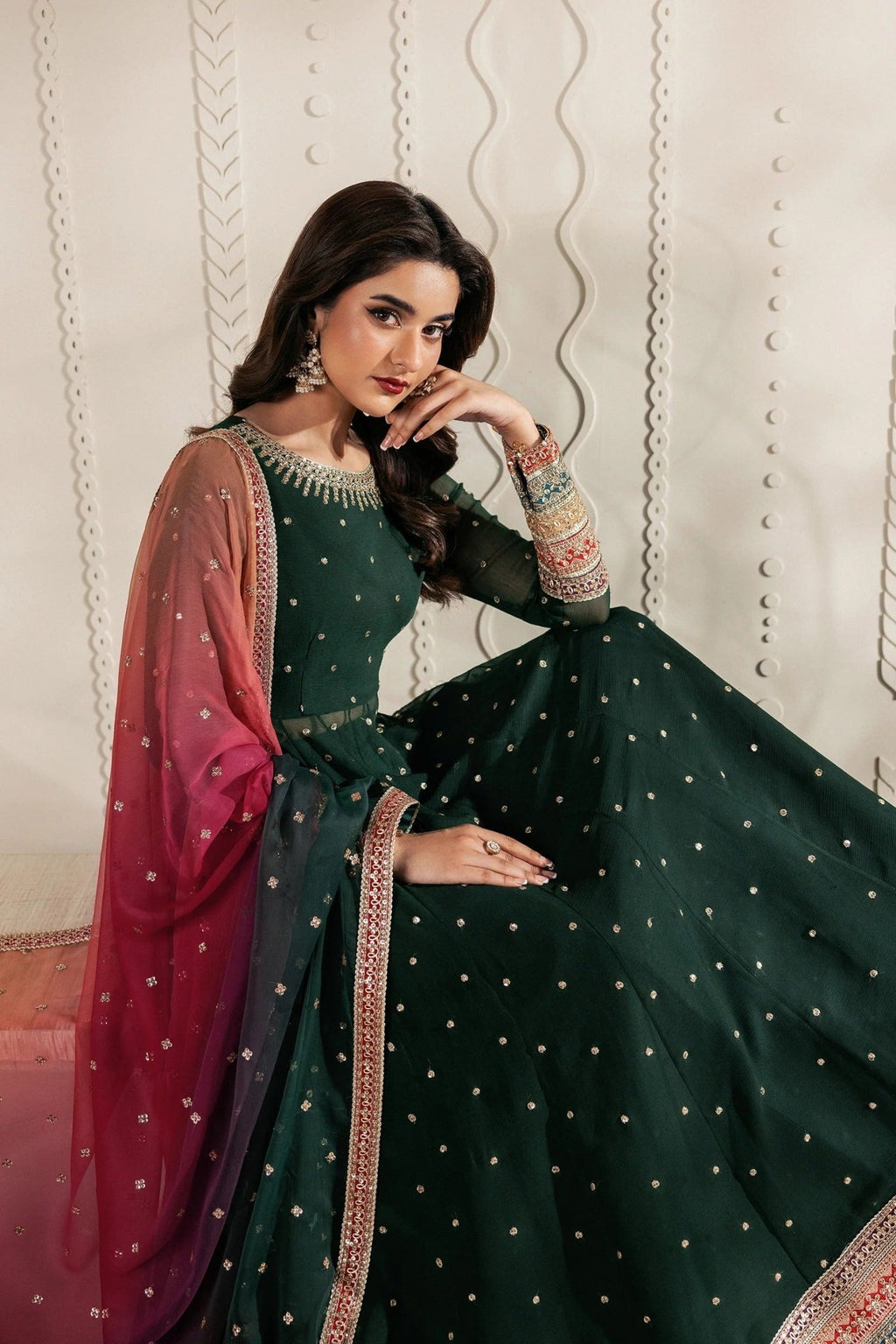ALVA | Bayaan Chiffon | Zarif - Portia Fabrics