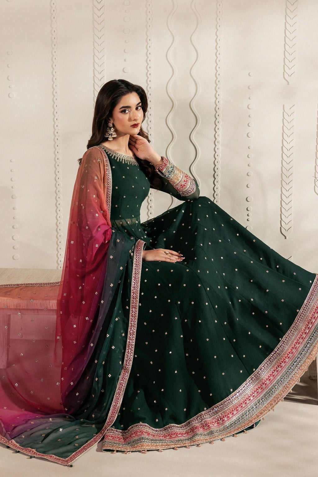 ALVA | Bayaan Chiffon | Zarif - Portia Fabrics