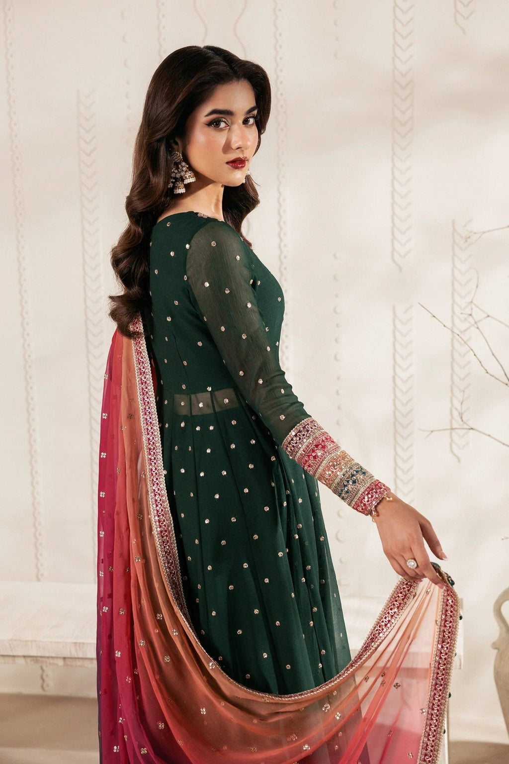ALVA | Bayaan Chiffon | Zarif - Portia Fabrics