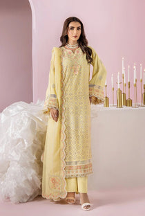 AМELIA I Eid edit'26 tropical silk I Saad Shaikh - Portia Fabrics
