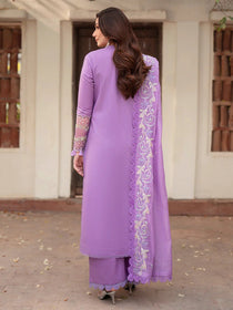 AN-009 | 3 PC Lawn I Angan Embroidered Lawn '26 I MAHNUR - Portia Fabrics
