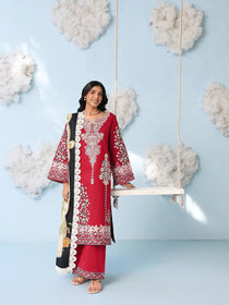 AN-2-01 | 3 PC Lawn | Anaya | Mahnur - Portia Fabrics