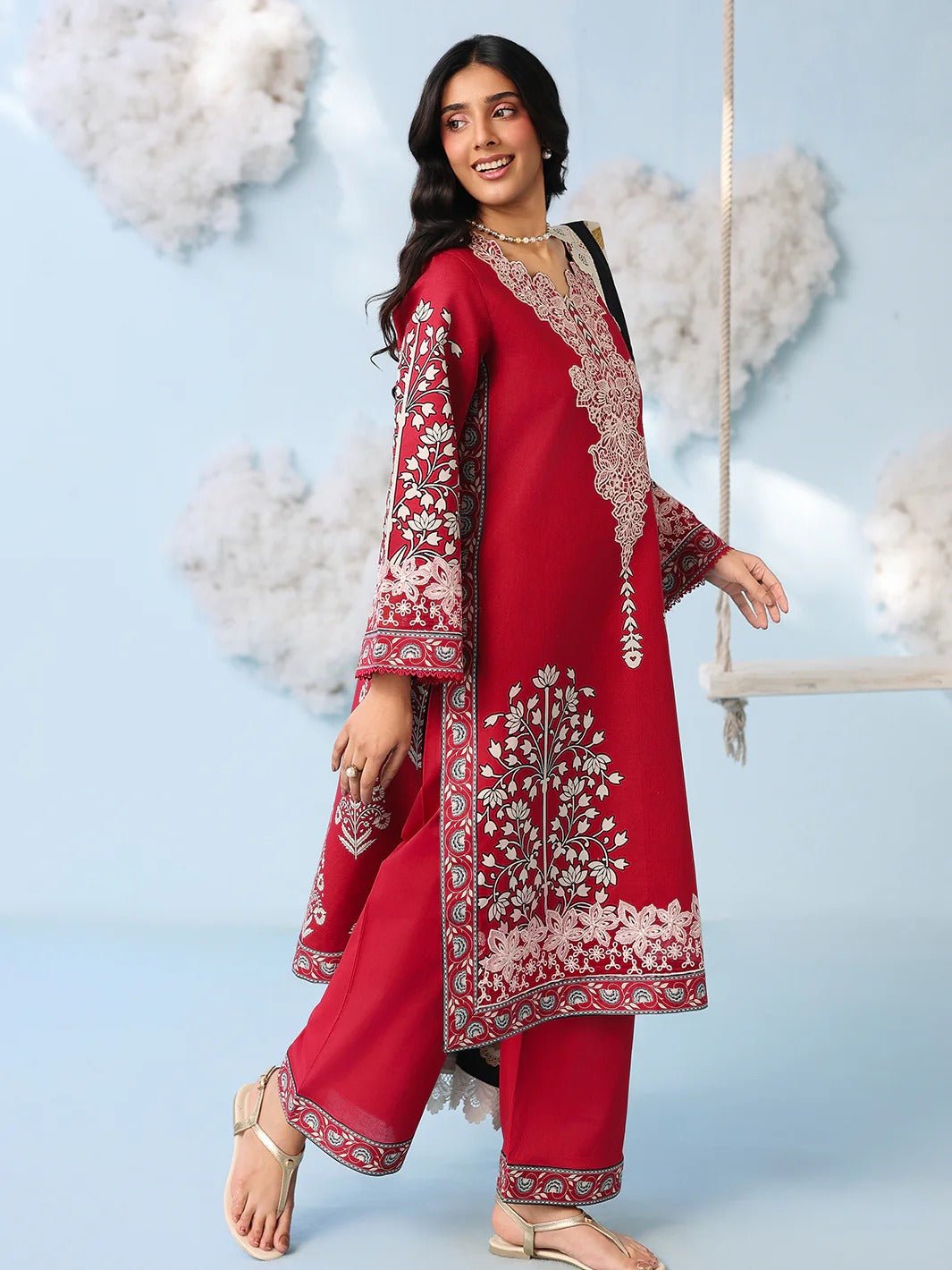 AN-2-01 | 3 PC Lawn | Anaya | Mahnur Secondary image