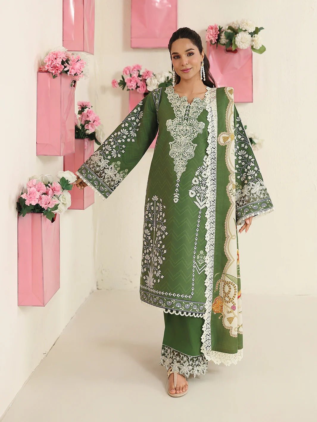AN-2-11 | 3 PC Lawn | Anaya | Mahnur - Portia Fabrics Main image