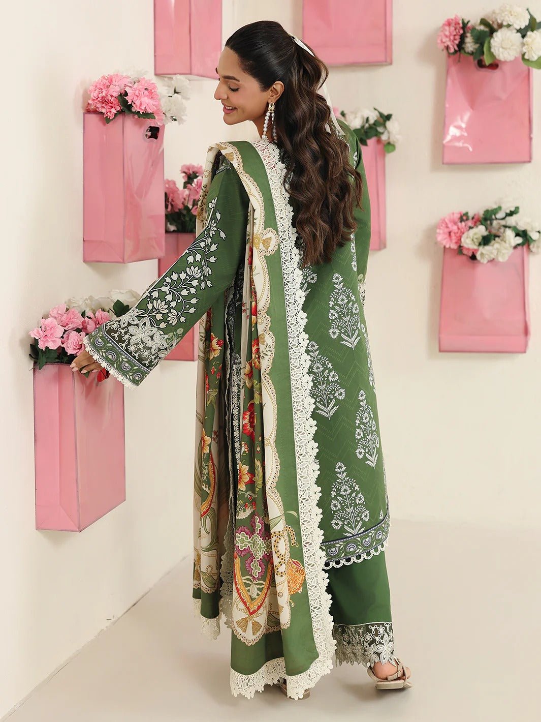 AN-2-11 | 3 PC Lawn | Anaya | Mahnur - Portia Fabrics