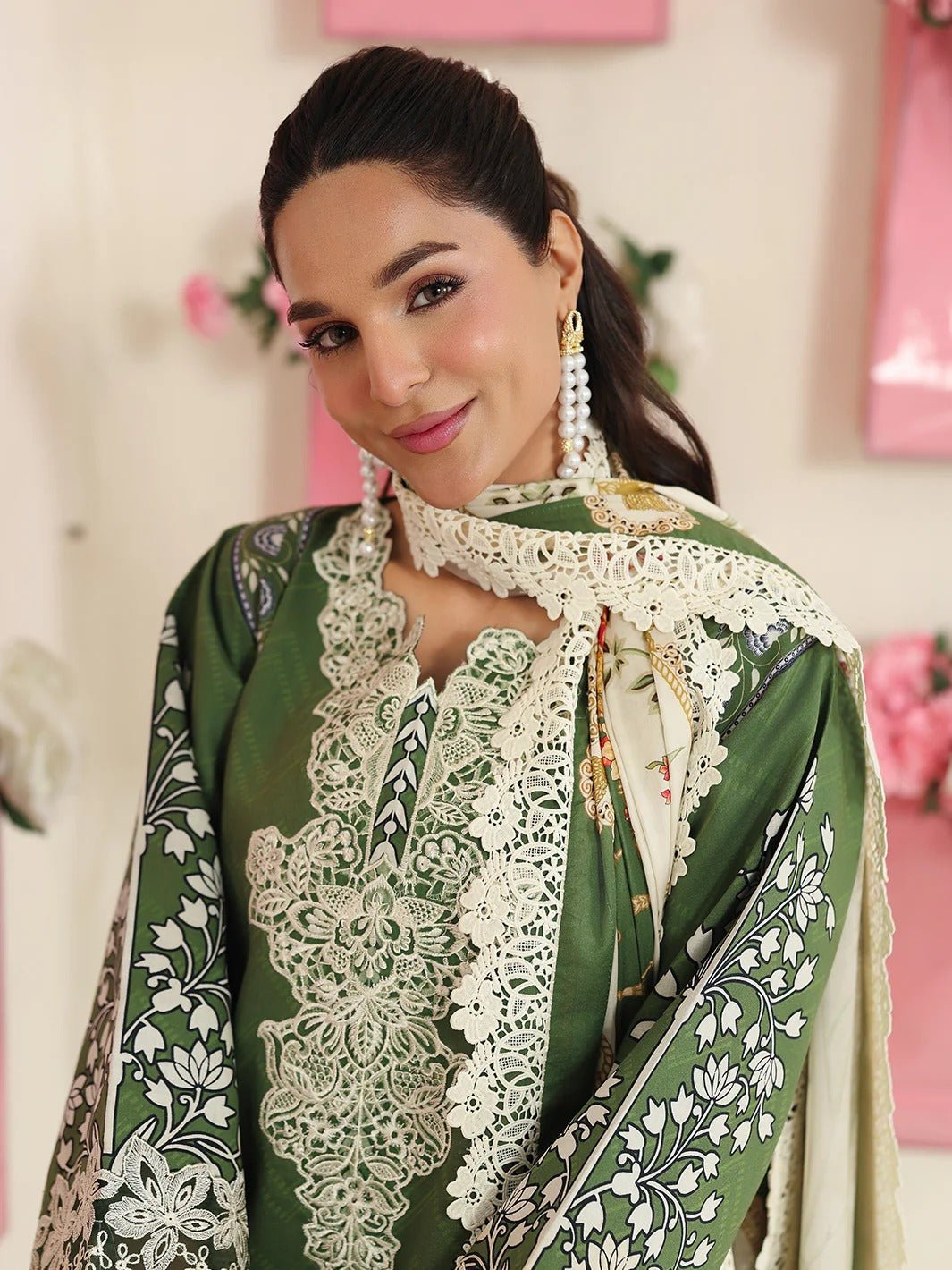 AN-2-11 | 3 PC Lawn | Anaya | Mahnur - Portia Fabrics