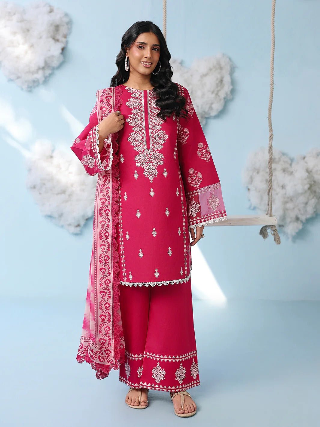AN-2-12 | 3 PC Lawn | Anaya | Mahnur - Portia Fabrics Main image