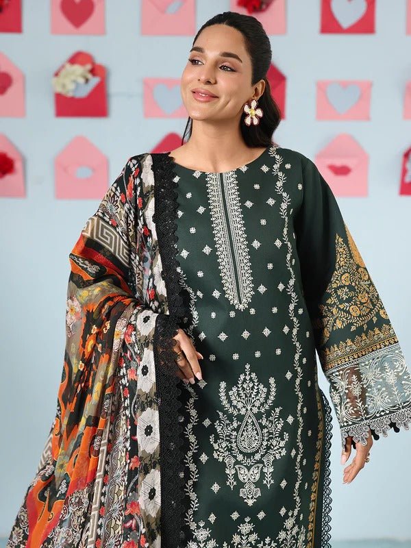 AN-2-18 | 3 PC Lawn | Anaya | Mahnur - Portia Fabrics