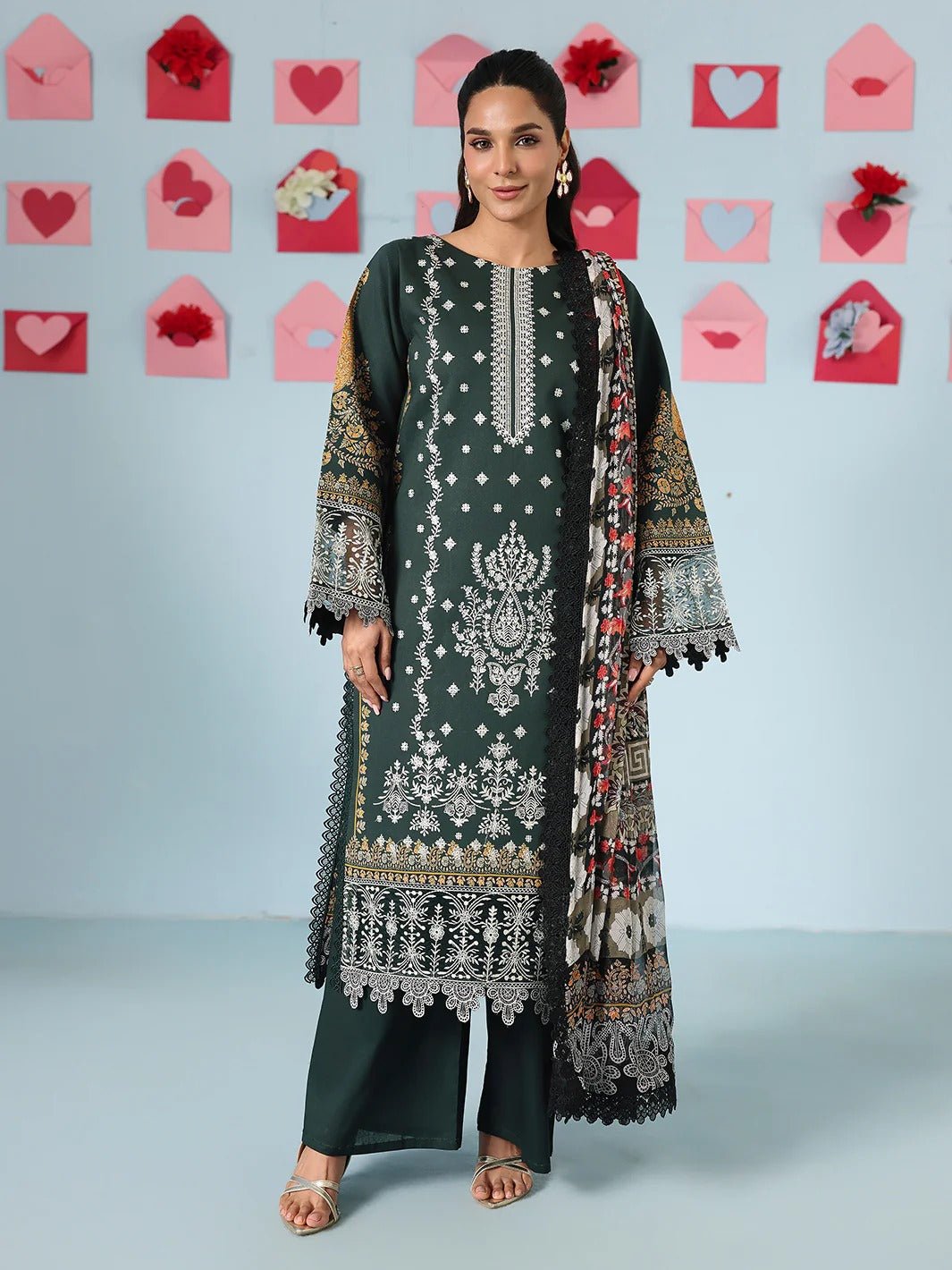 AN-2-18 | 3 PC Lawn | Anaya | Mahnur - Portia Fabrics Main image