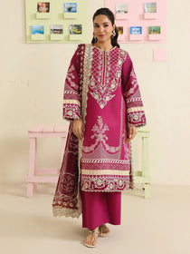 AN-2-20 | 3 PC Lawn| Anaya | Mahnur - Portia Fabrics