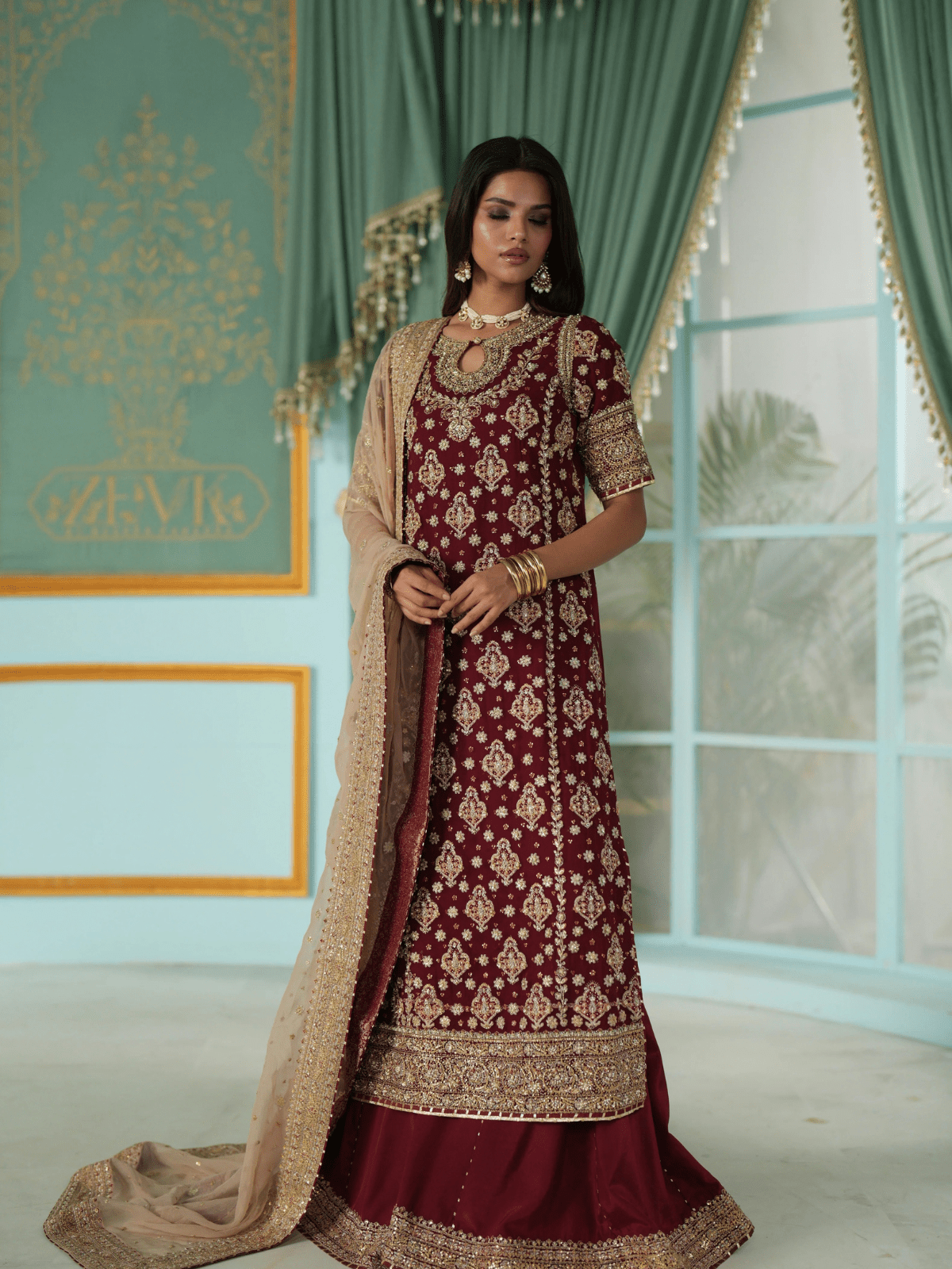 ANABI-D2-A | Afsaanah Vol-II | Zevk - Portia Fabrics