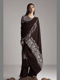 AQEEQ-D1 | Winter Unstitched Saraab 2026 | Zara Shahjahan - Portia Fabrics