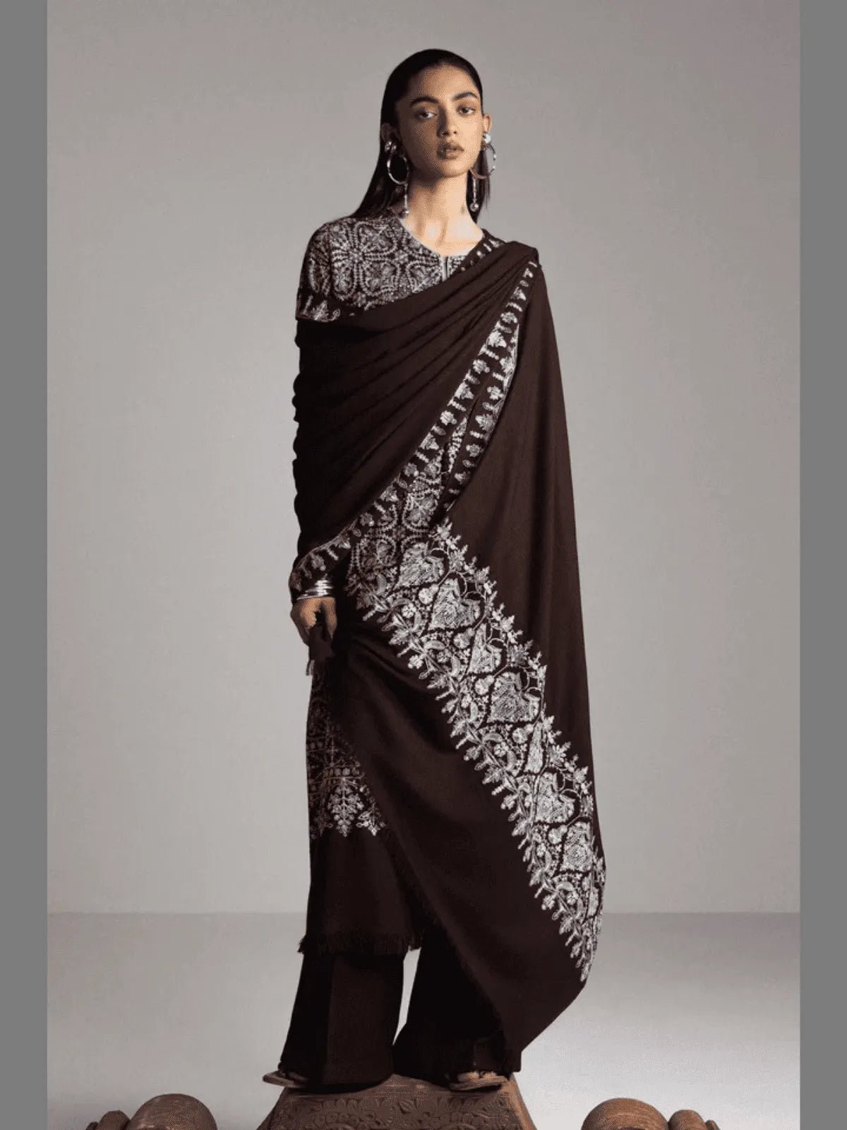 AQEEQ-D1 | Winter Unstitched Saraab 2026 | Zara Shahjahan - Portia Fabrics