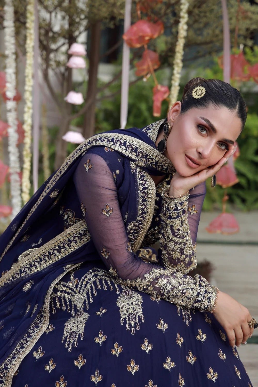Ayesha I LUXURY HANDWORK Chiffon Collection I Gulmina - Portia Fabrics Main image