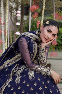 Ayesha I LUXURY HANDWORK Chiffon Collection I Gulmina - Portia Fabrics