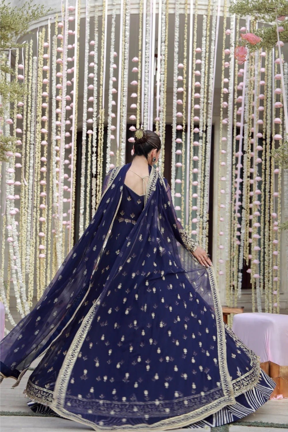 Ayesha I LUXURY HANDWORK Chiffon Collection I Gulmina - Portia Fabrics