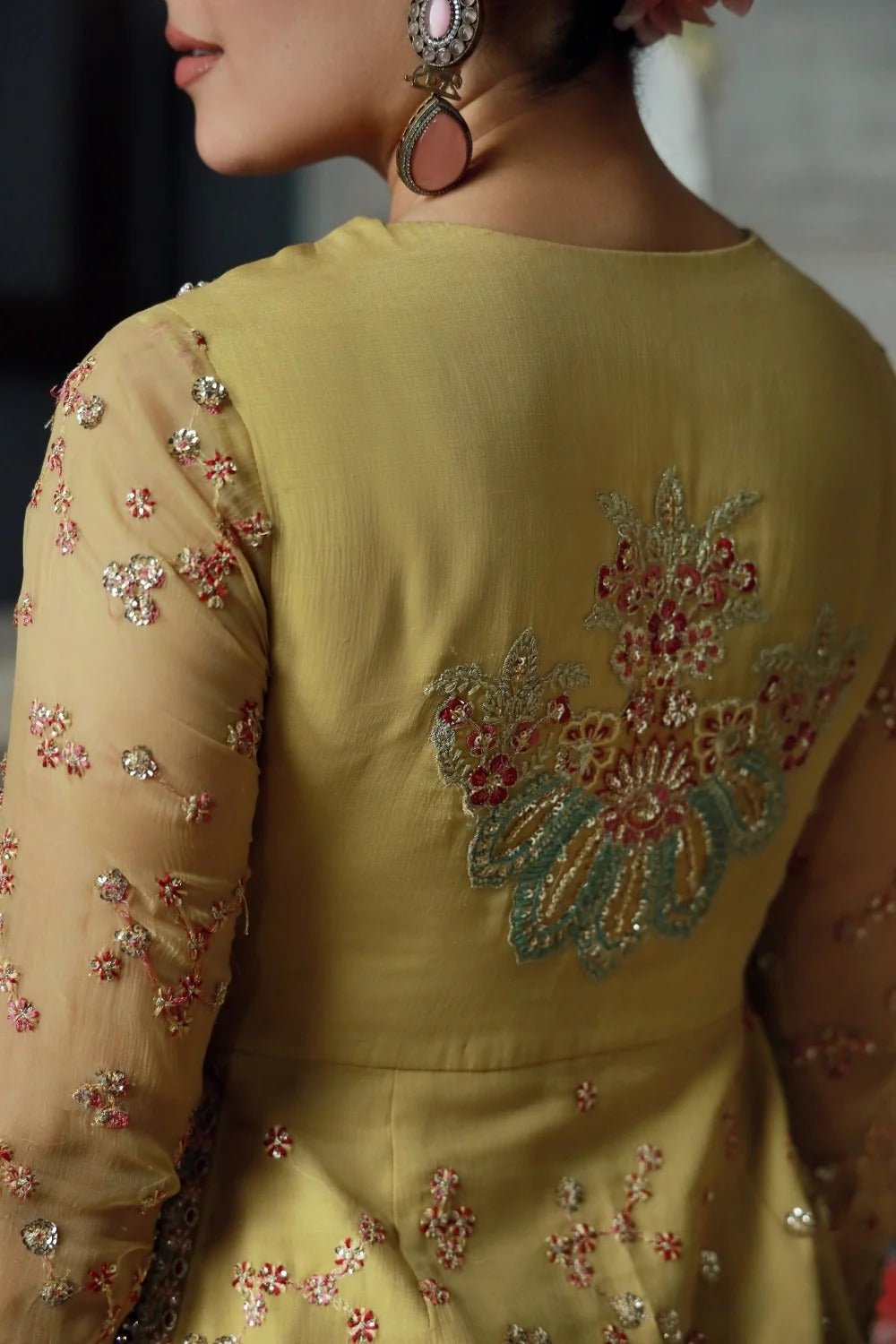 Ayeza I LUXURY HANDWORK Chiffon Collection I Gulmina - Portia Fabrics