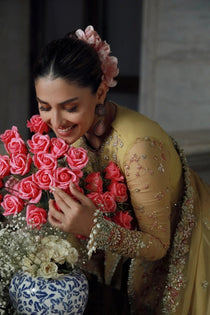 Ayeza I LUXURY HANDWORK Chiffon Collection I Gulmina - Portia Fabrics
