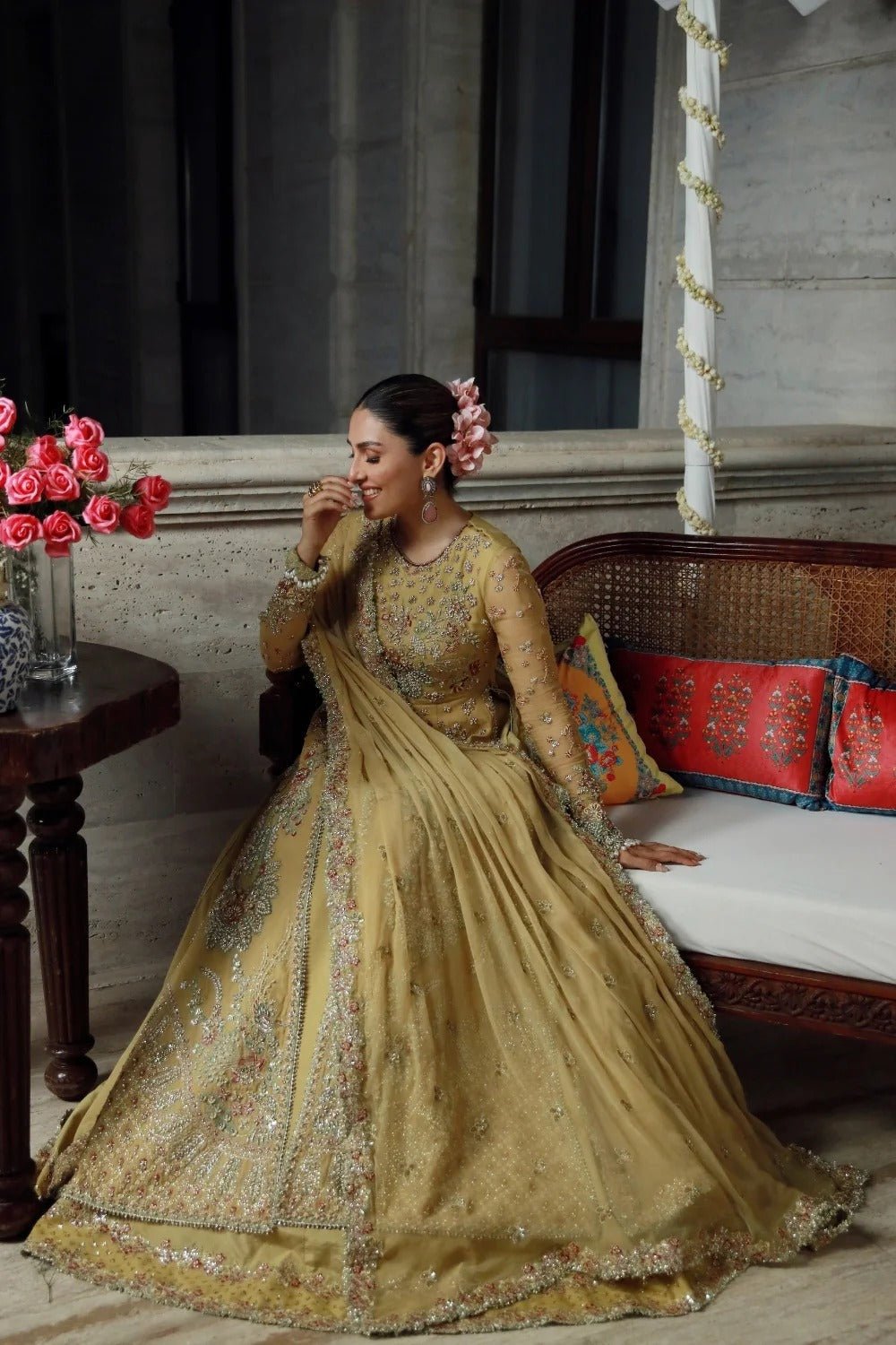 Ayeza I LUXURY HANDWORK Chiffon Collection I Gulmina - Portia Fabrics