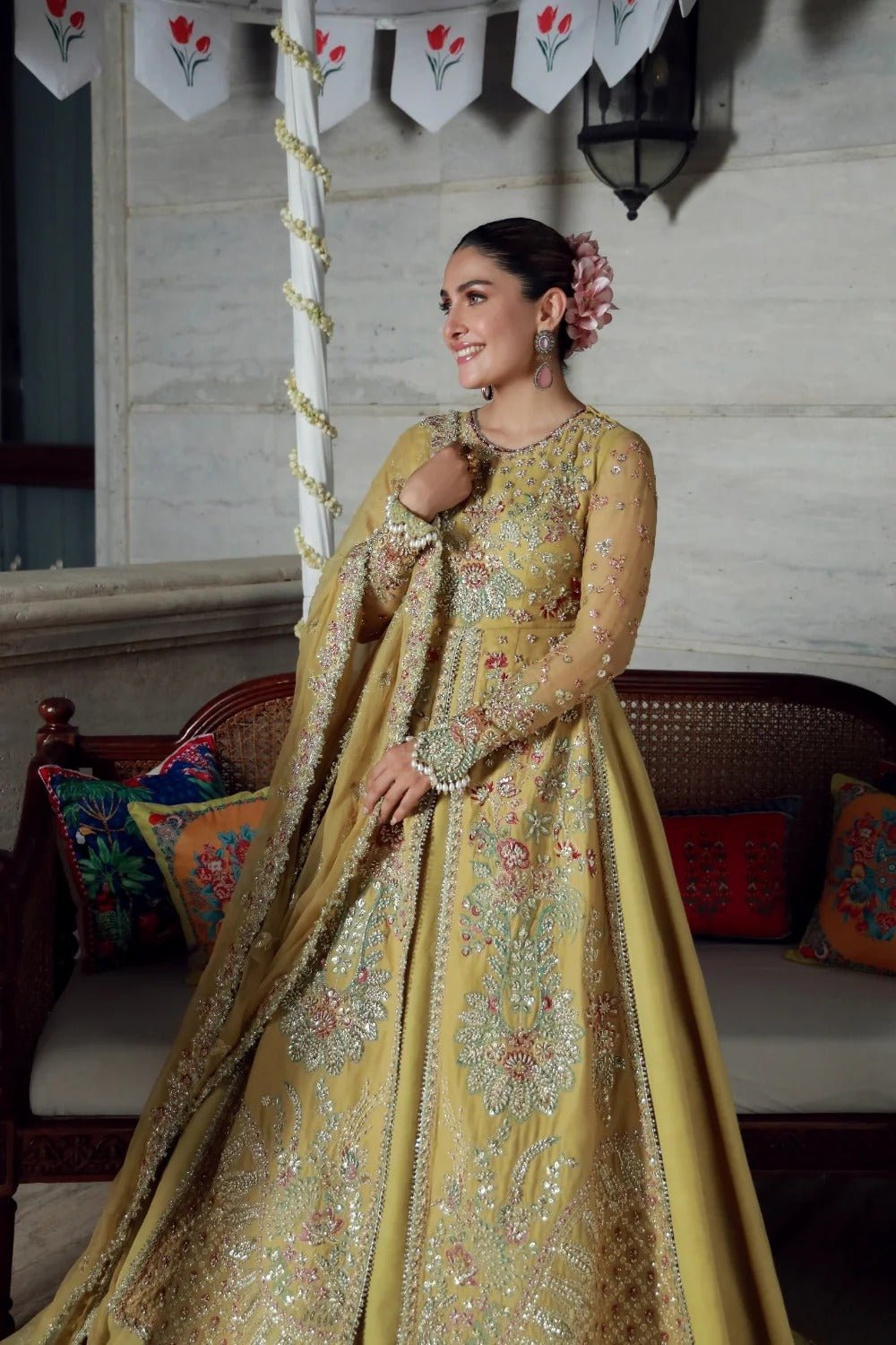 Ayeza I LUXURY HANDWORK Chiffon Collection I Gulmina - Portia Fabrics