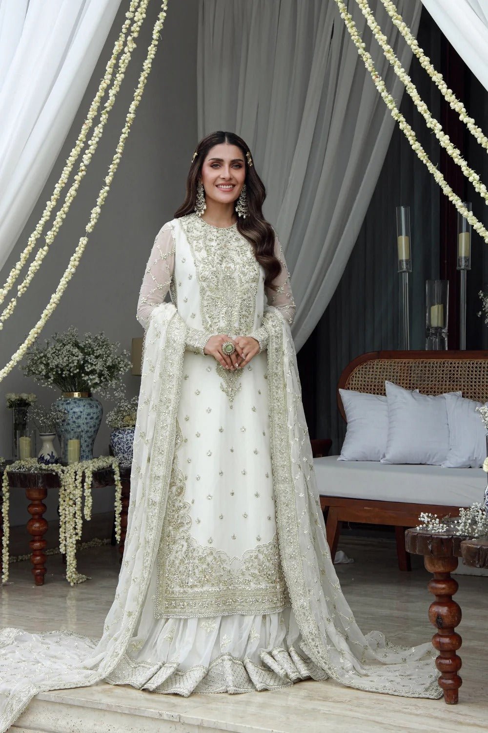 Ayra I LUXURY HANDWORK Chiffon Collection I Gulmina - Portia Fabrics