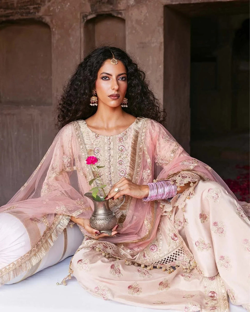 Bahar I Arzu Festive Unstitched Collection I Zarqash - Portia Fabrics